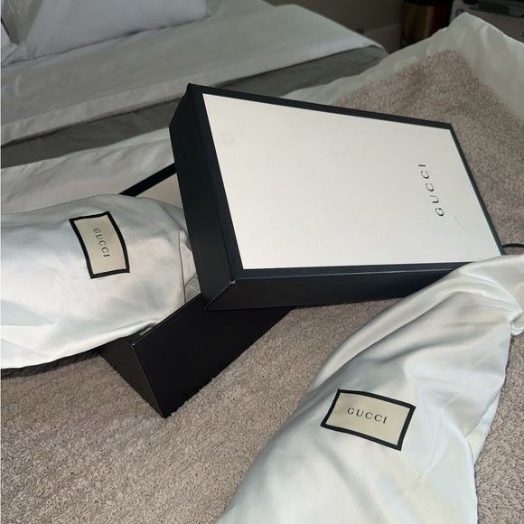 Gucci Monochrome Box with Logo Dust Bags